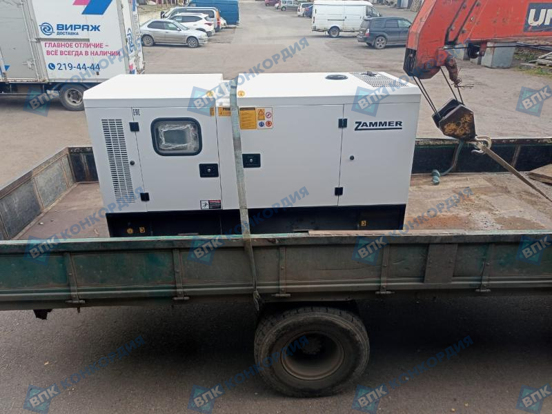Отгрузка ДЭС Zammer AD-50-Т400 в кожухе без АВР в г. Красноярск Отгрузка ДЭС Zammer AD-50-Т400 в кожухе без АВР в г. Красноярск