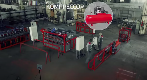 Поставили компрессор REMEZA ВК7Т-10-270 на завод ЖБИ Поставили компрессор REMEZA ВК7Т-10-270 на завод ЖБИ
