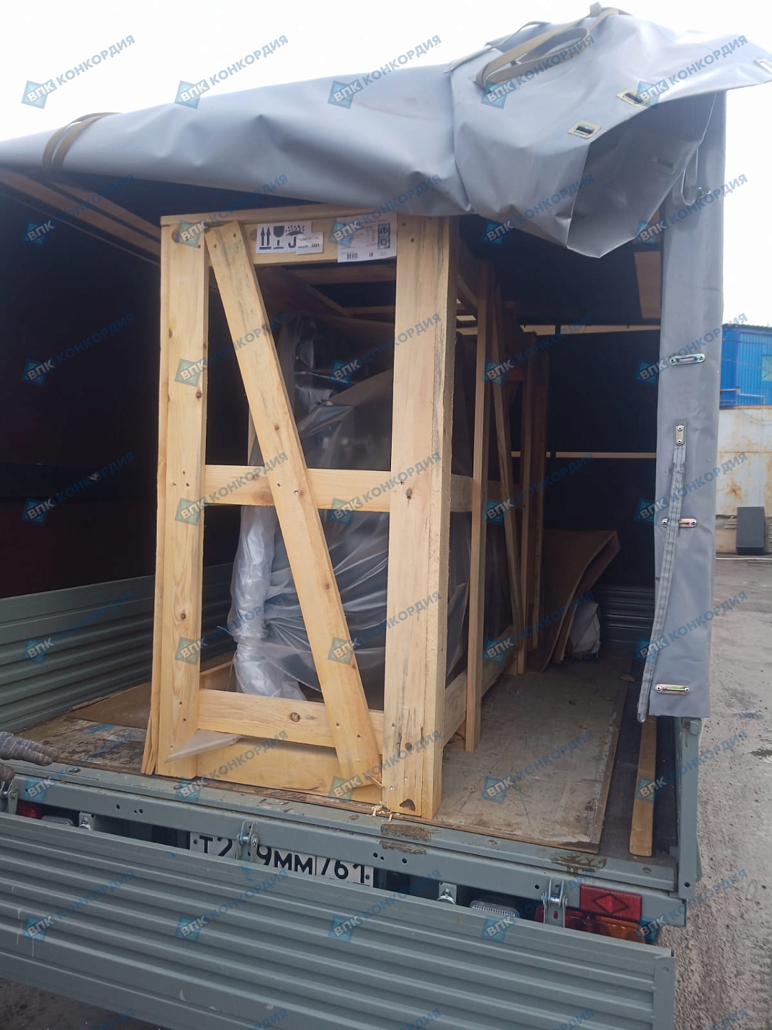 Отгрузка поршневого компрессора Remeza СБ4/Ф-500.LT100-11 кВт в г. Ростов-на-Дону