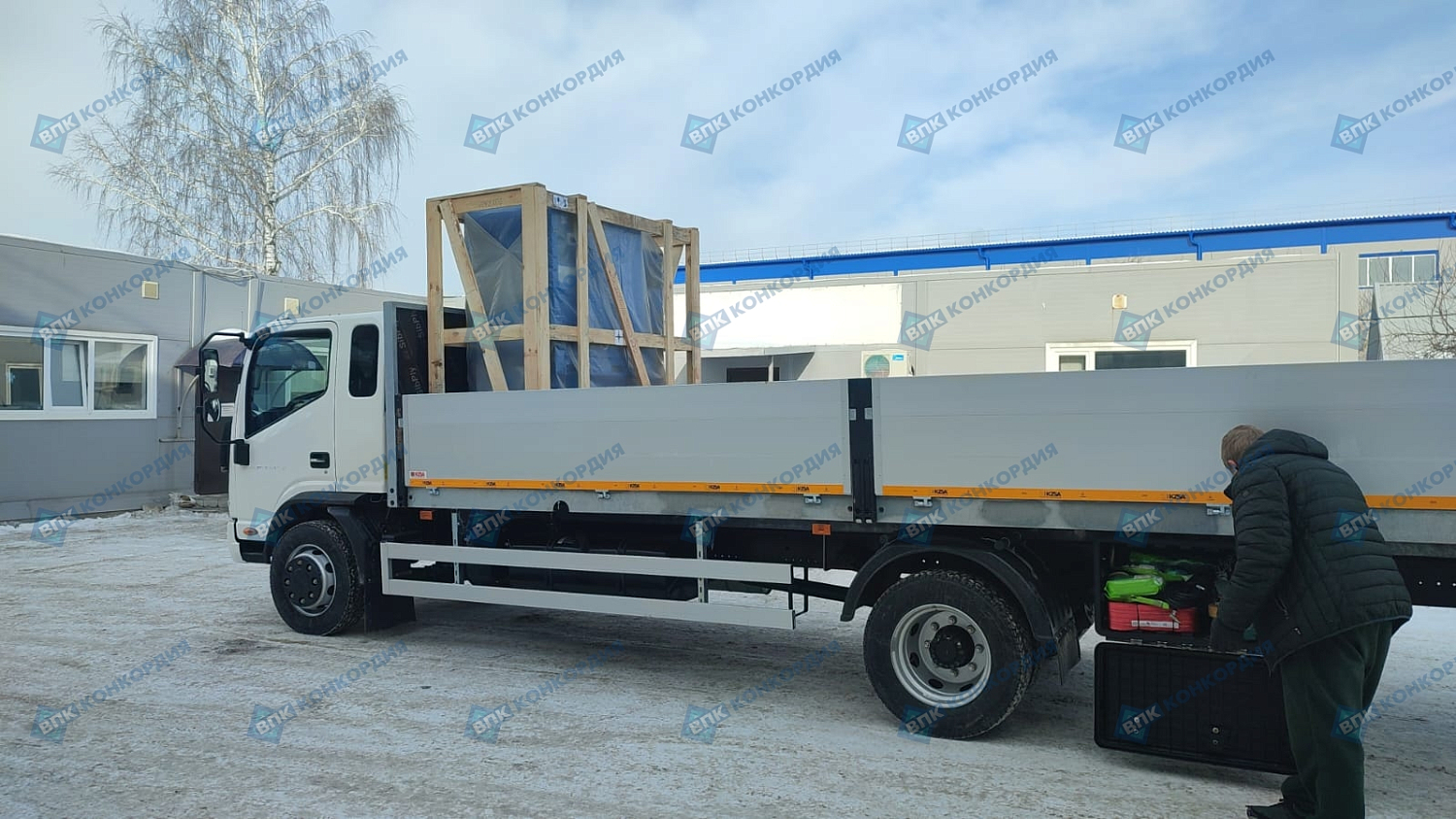 Отгрузка винтового компрессора Remeza ВК20Т-16-500Д2 в г. Новосибирск