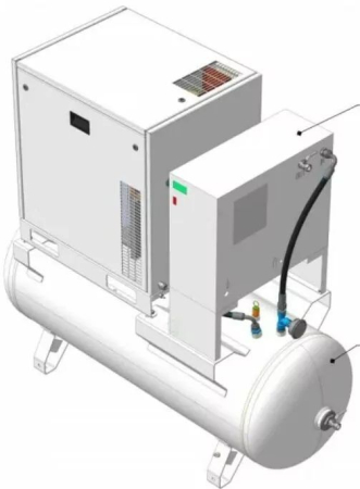 Спиральный компрессор Remeza SKS 5,5-8-270/O фото