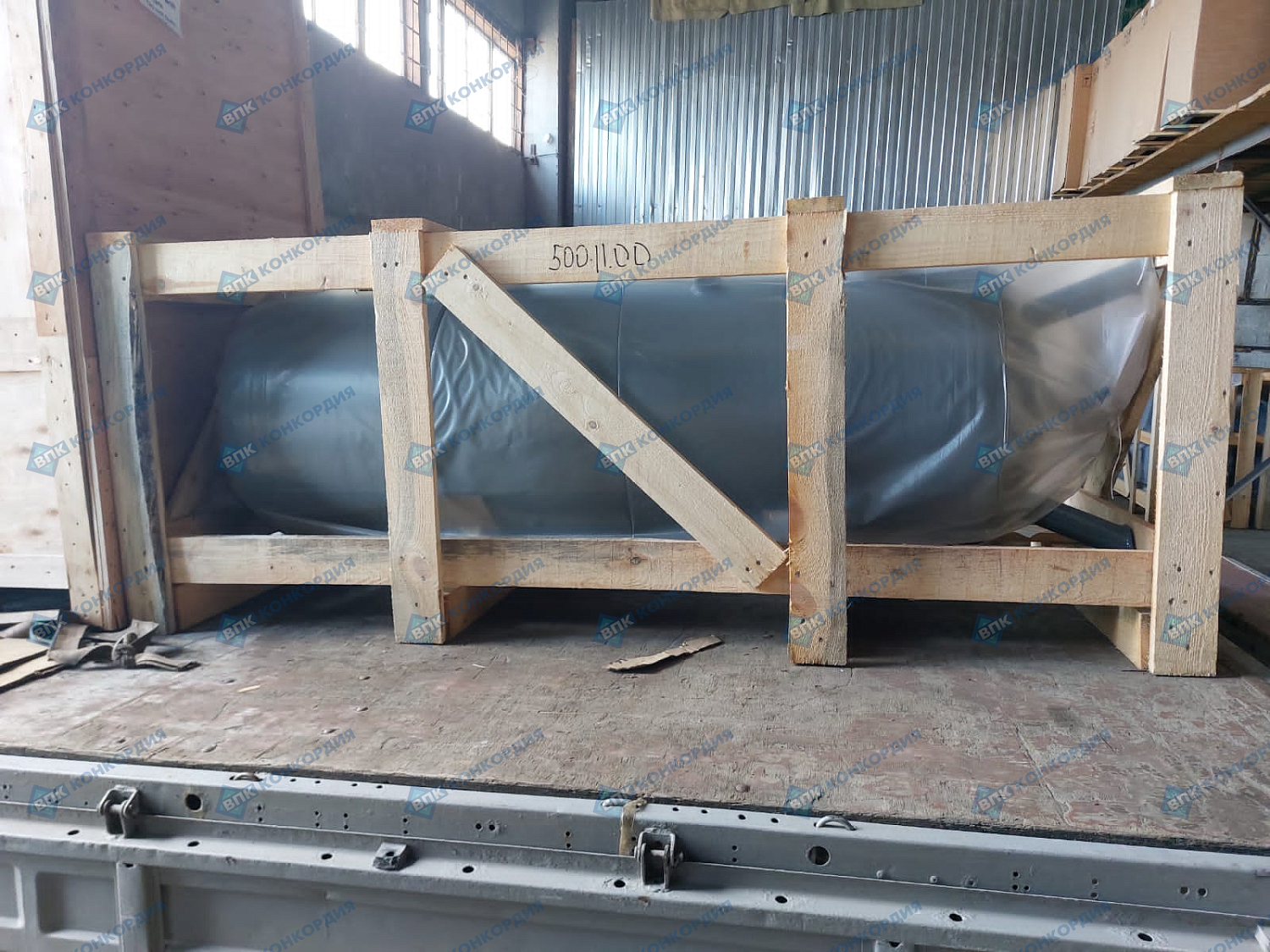 Отгрузка ресивера Remeza РВ 500.11.00 в г. Новосибирск