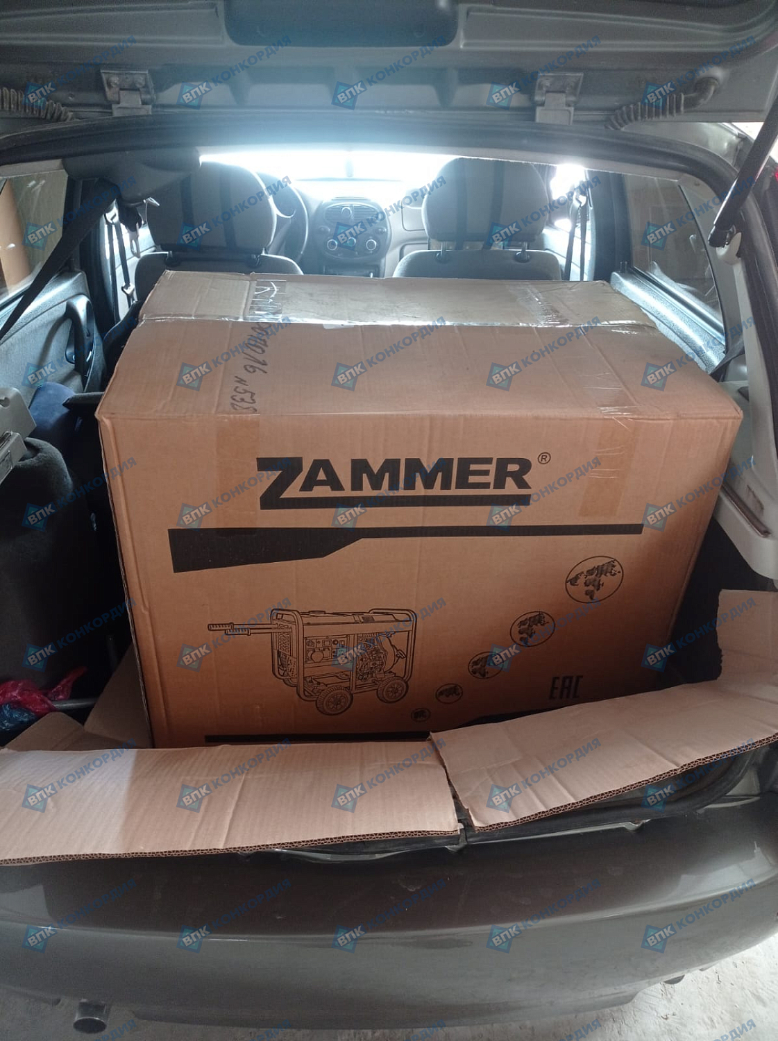 Отгрузка дизельного генератора Zammer S9500DE в г. Симферополь
