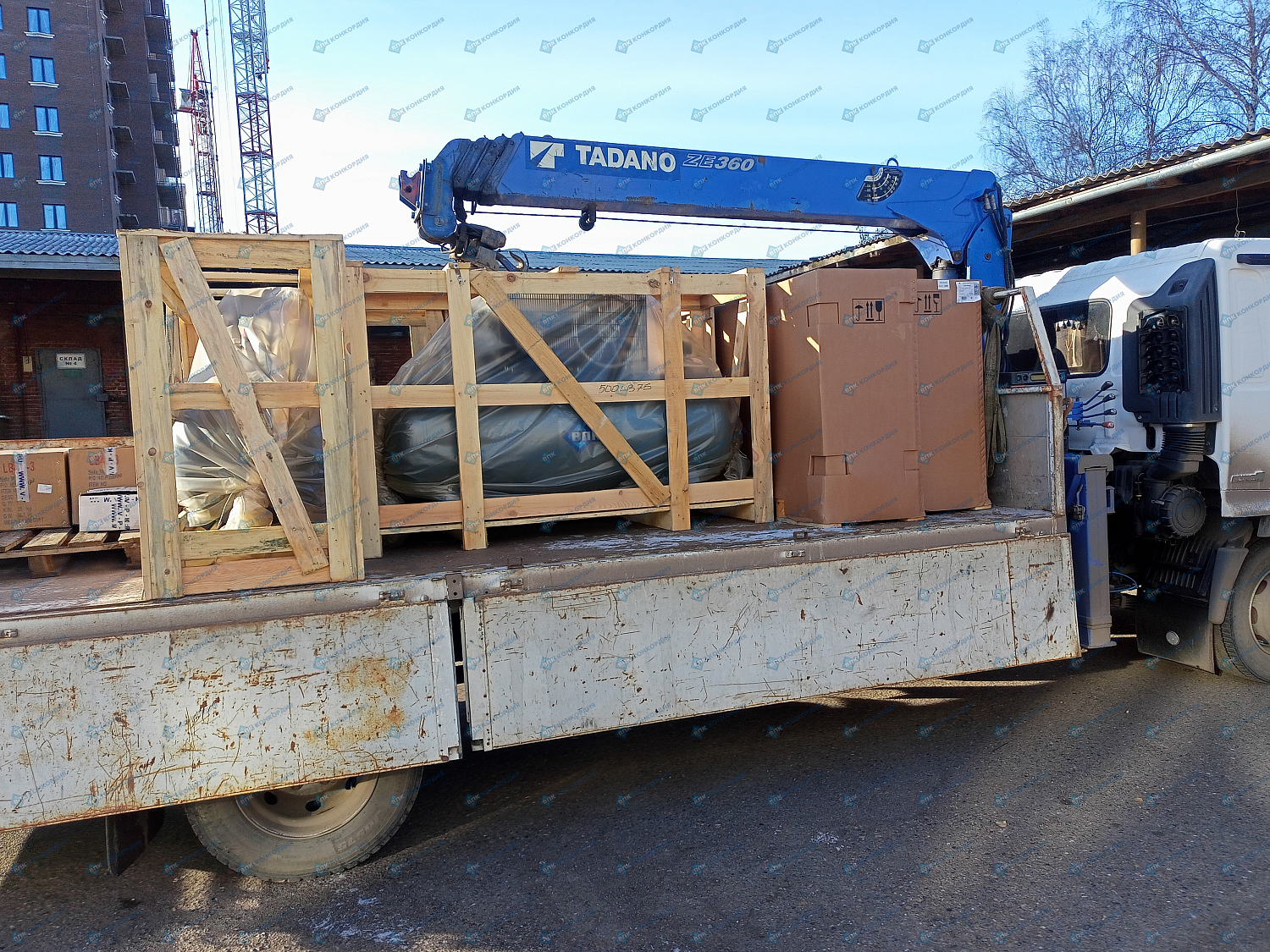 Отгрузка поршневых компрессоров Remeza СБ4/Ф-270.LB75, Remeza СБ4/С-200.LB40 и Remeza СБ4/Ф-500.LB75 в г. Красноярск