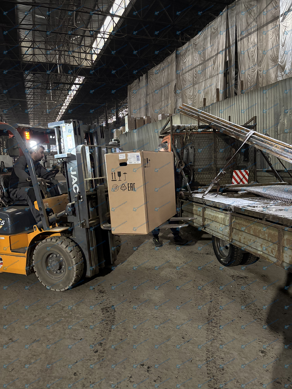 Отгрузка поршневого компрессора Remeza СБ4/С-100.LB40 в г. Санкт-Петербург