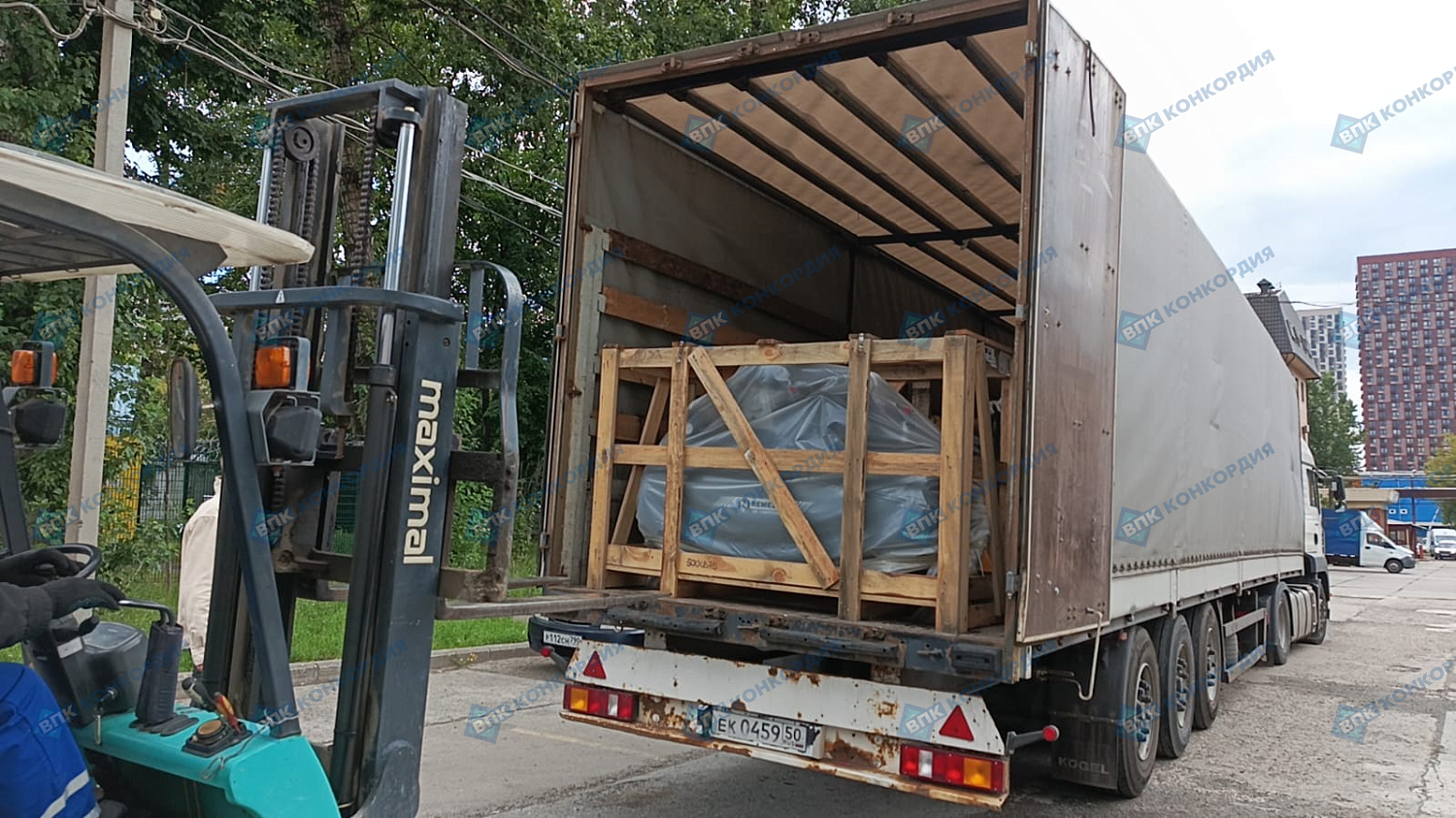 Отгрузка поршневых компрессора Remeza СБ4/Ф-500.LB75 в г. Москва