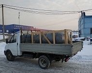 Отгрузка винтового компрессора в Челябинске