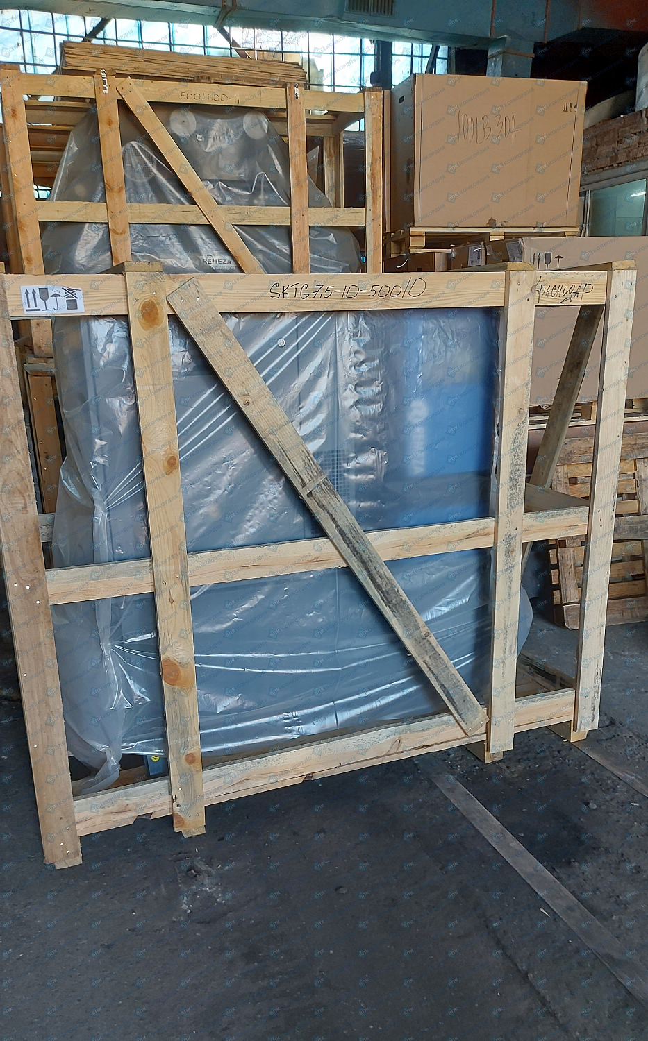 Отгрузка компрессора ZAMMER SKTG7,5-10-500/O в г. Краснодар