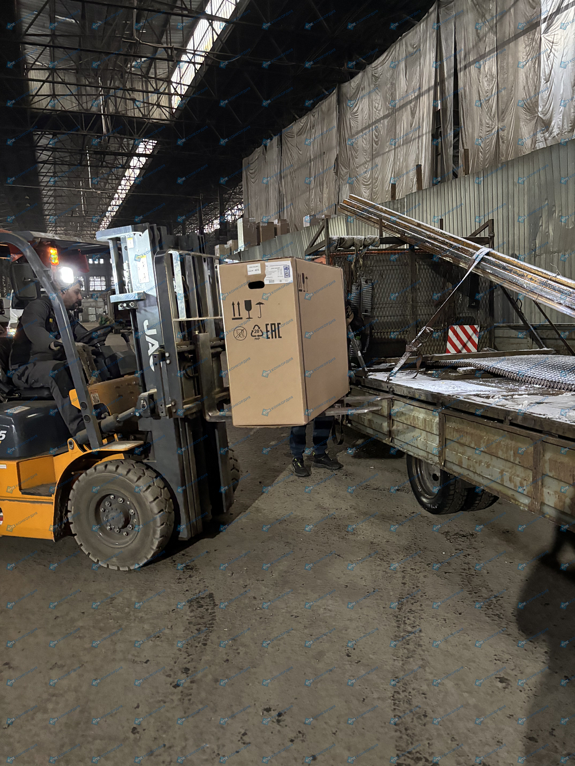 Отгрузка поршневого компрессора Remeza СБ4/С-100.LB40 в г. Санкт-Петербург