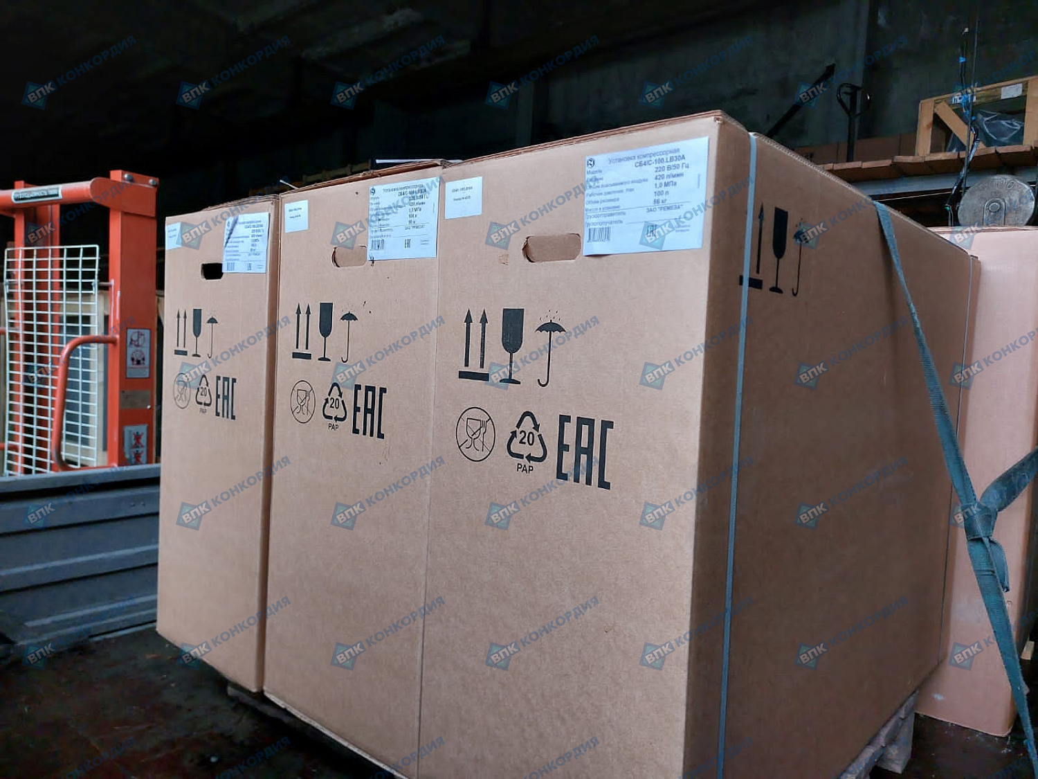 Отгрузка поршневых компрессоров Remeza СБ4/С-100.LB30A в г. Ростов-на-Дому