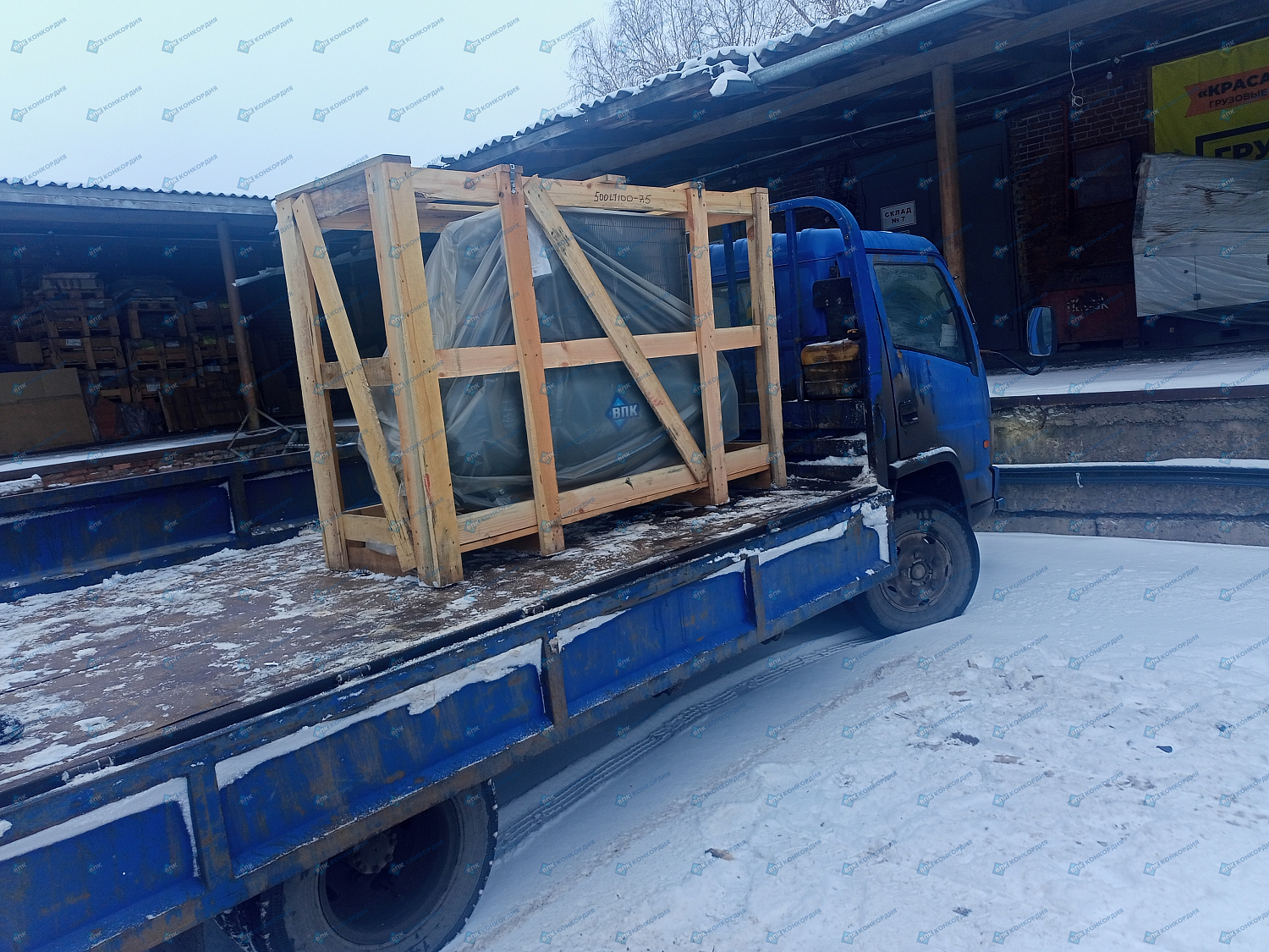 Отгрузка компрессора Remeza СБ4/Ф-500.LT100-7,5 кВт в г. Красноярск