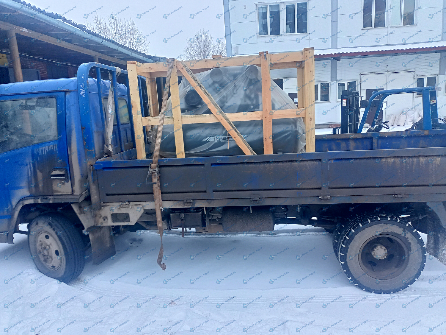 Отгрузка компрессора Remeza СБ4/Ф-500.LT100-7,5 кВт в г. Красноярск